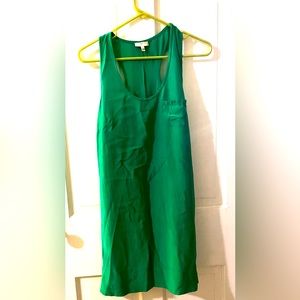 Joie dress in green silk! Perfect for resort wear